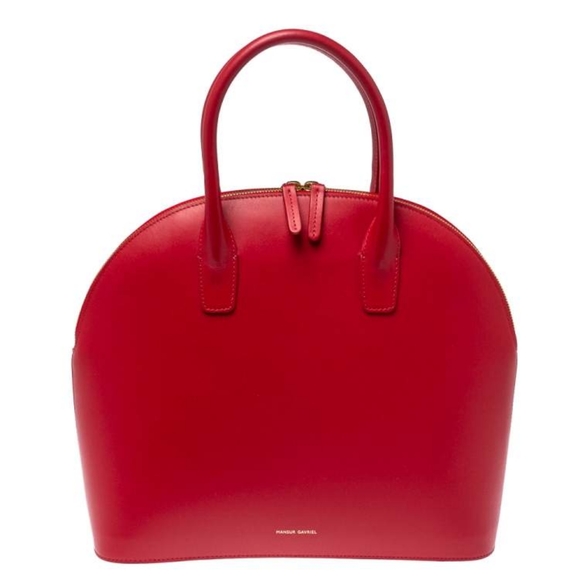 NWT Mansur Gavriel large flamma calf leather dome bag - Picture 4 of 8